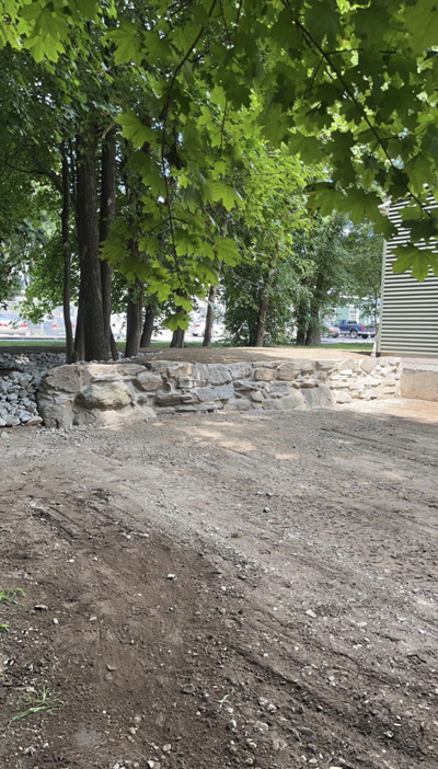 Pond construction on Oxford MA